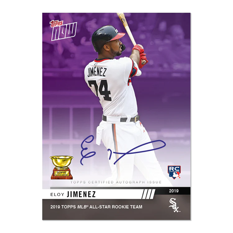 On-Card Auto # to 25 - Eloy Jimenez - MLB TOPPS NOW® Card RC006C