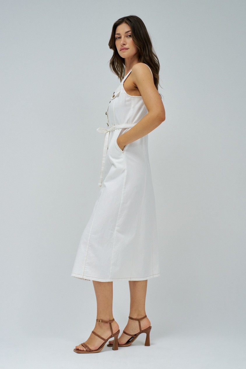 MIDI LIGHTDENIM DRESS