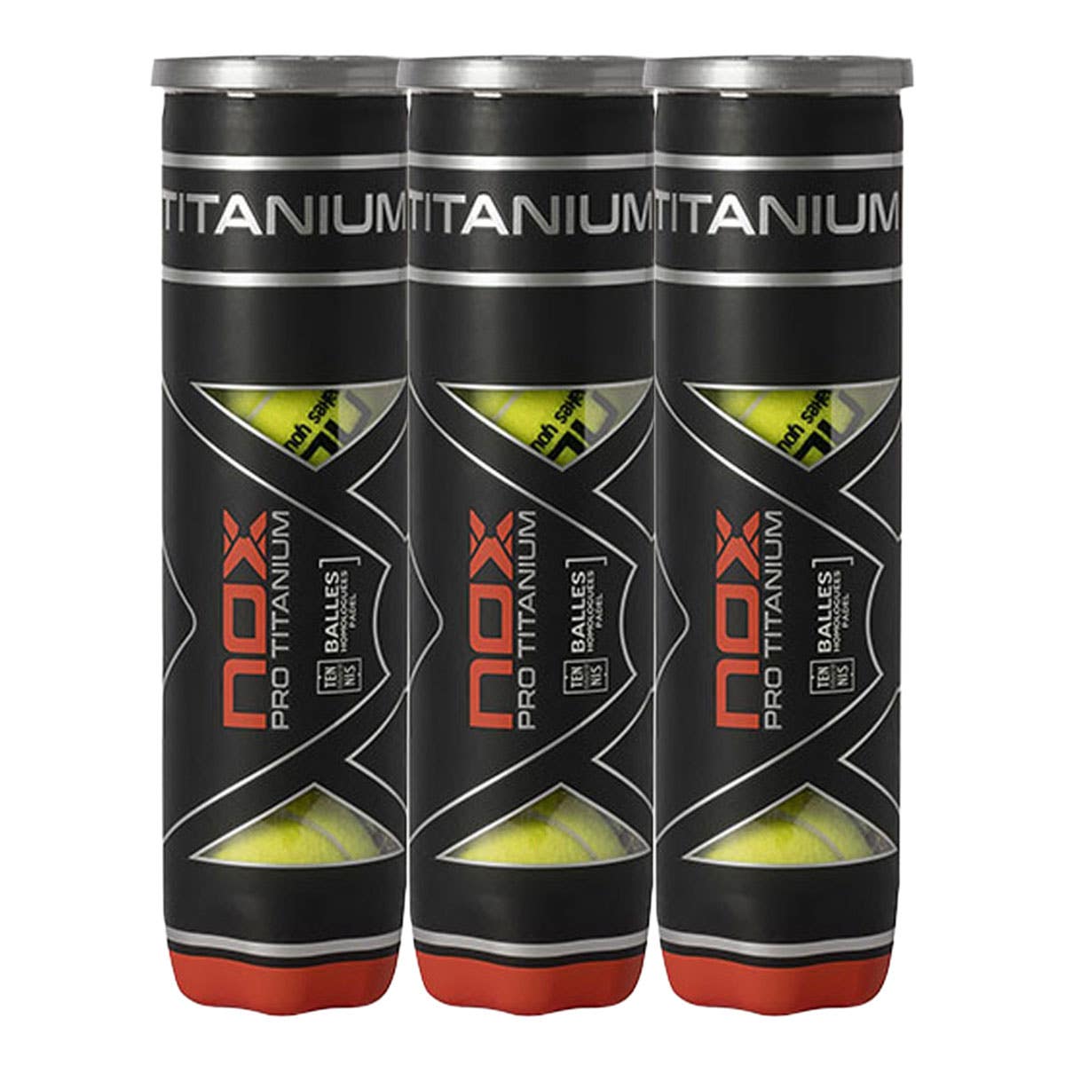 TRIPACK OF 4-BALL CANS NOX PRO TITANIUM