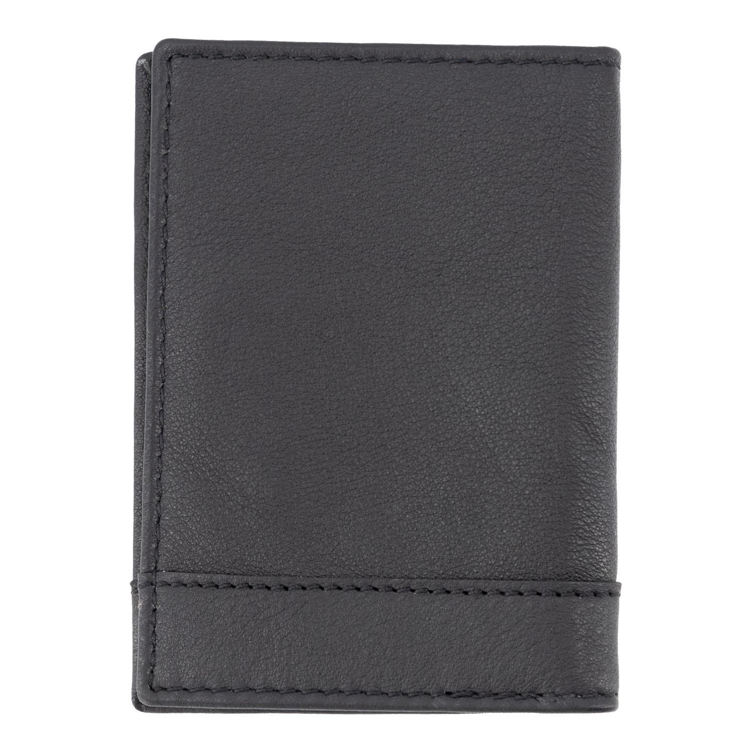 Black Leather Card Cover Real Madrid