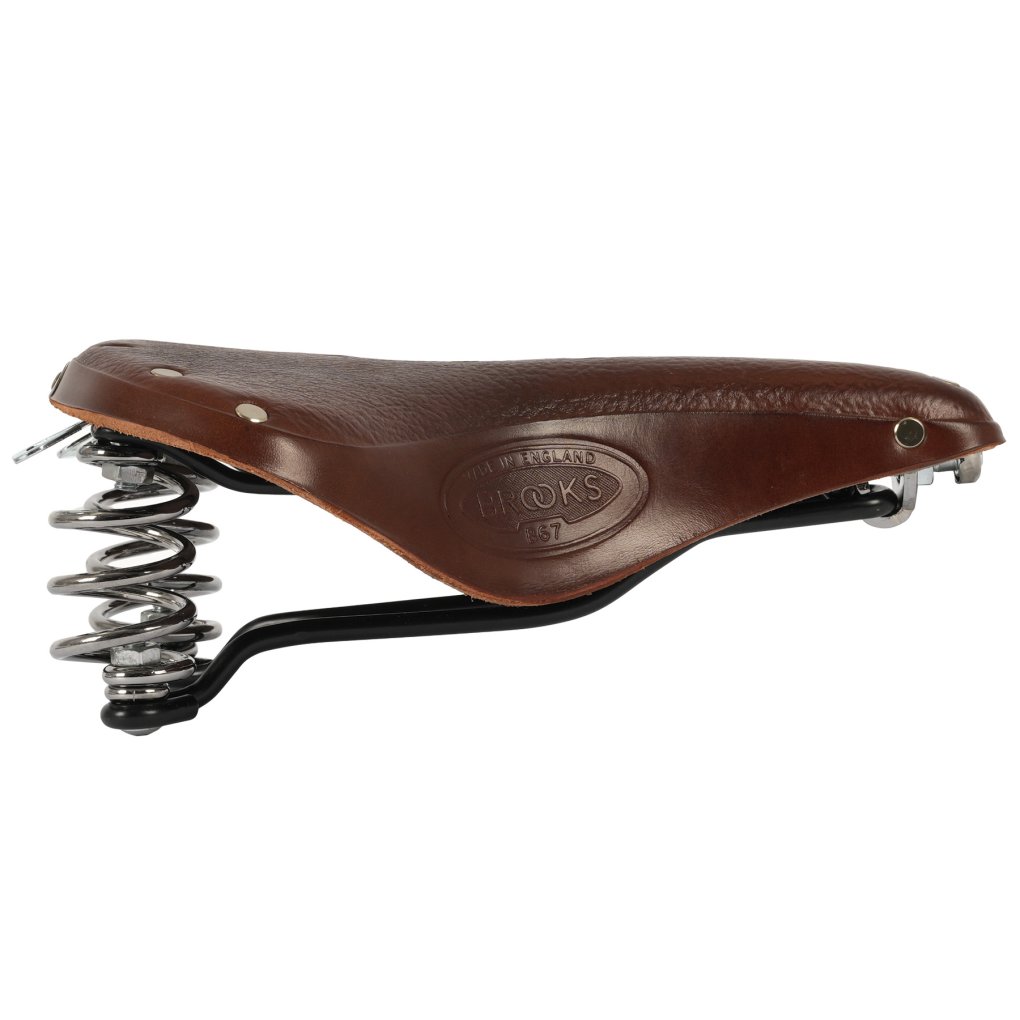 Brooks B67 Bend Leather Saddle - brown