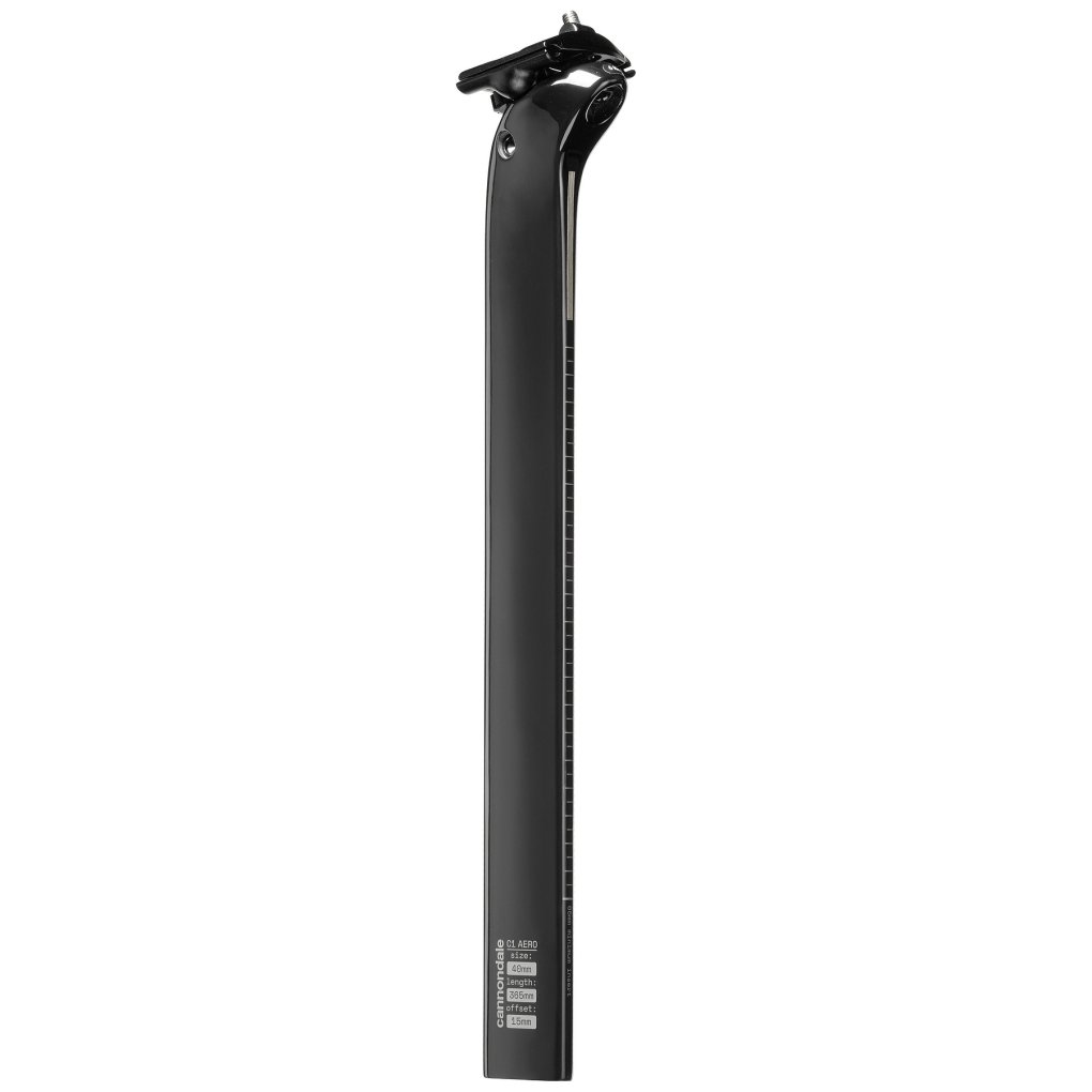 Cannondale C1 Aero 40 V2 Carbon Ti Seatpost | 365mm - 15mm Setback - black
