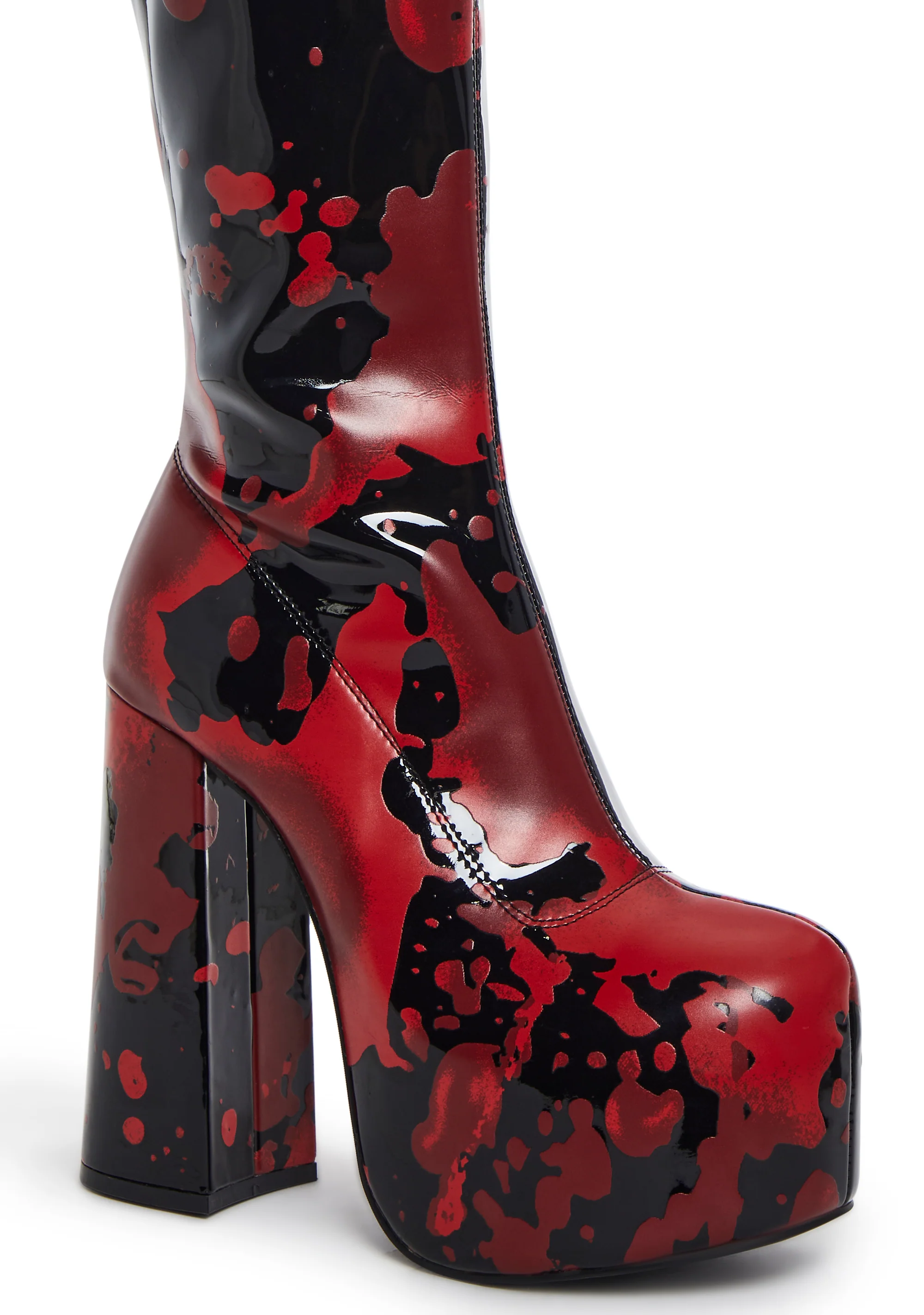 Scream Queen Gogo Boots - Black