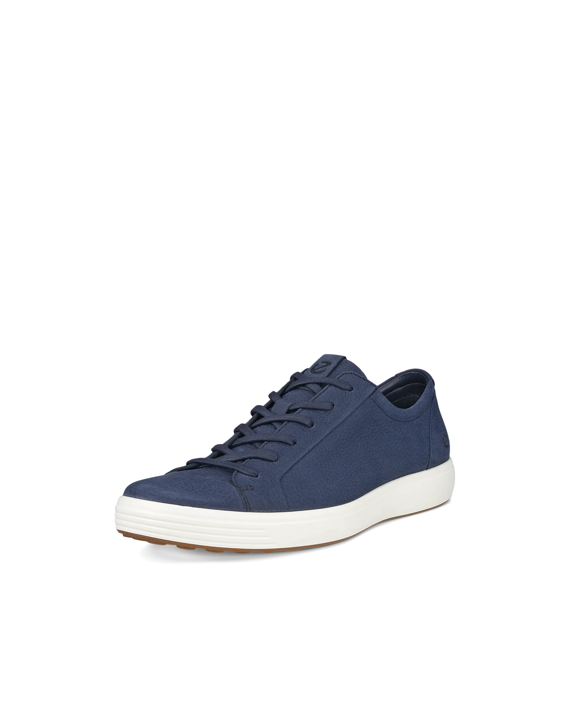 ECCO SOFT 7 M Herren Sneaker aus Nubukleder Blau