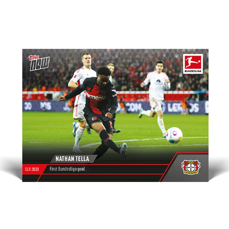 Topps UK - Nathan Tella - First Bundesliga goal - Bundesliga TOPPS NOW® Card #67