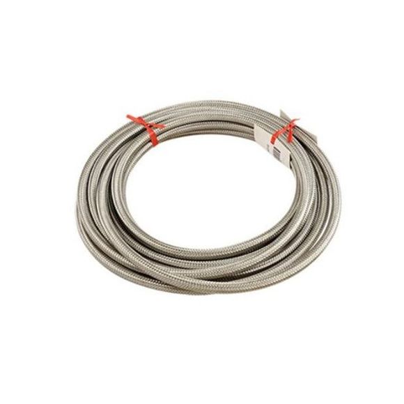 Durite d'essence Brazoline 5 mètres 6x10.5 mm INOX TRESSE Universel - GrisRef : BRZ0098 / DP98530