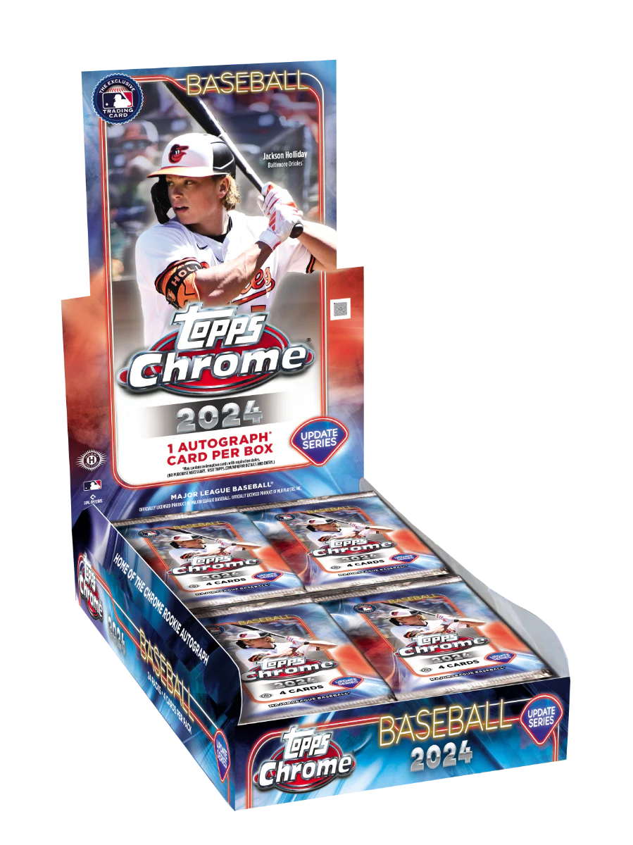 2024 Topps Chrome® Update Series Baseball - Hobby Box
