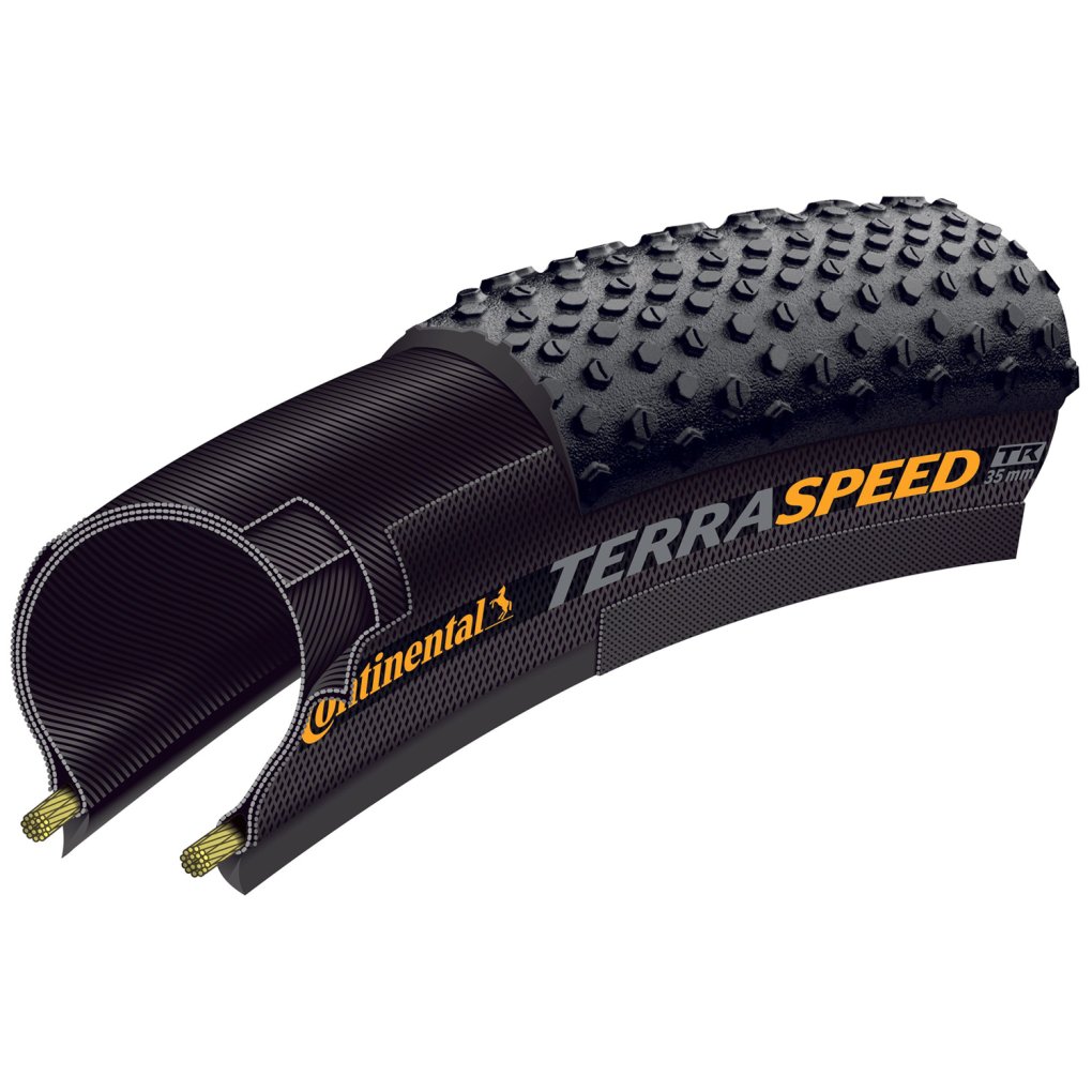 Continental Terra Speed Folding Tire - Gravel | ProTection - 45-622 | black/transparent