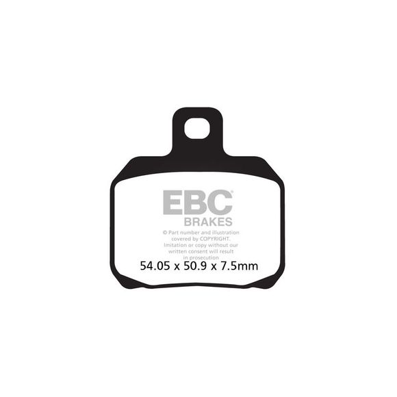 EBC Sinter Metal Sintered Brake Pads Front/Rear (model dependent)Ref: FA266HH