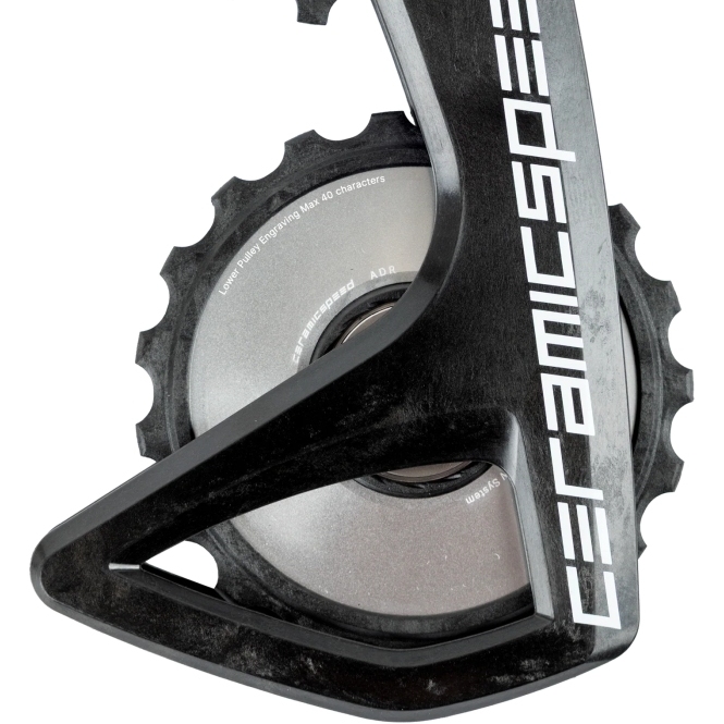 CeramicSpeed OSPW RS Derailleur Pulley System - Alpha Disc | for SRAM RED D1/E1 / Force D1 AXS V2 - silver | Team Edition