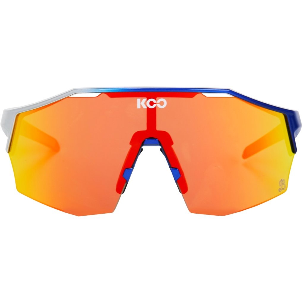 KOO Alibi Sunglasses - Large | Red Bull BORA | Blue/Silver - Red Mirror