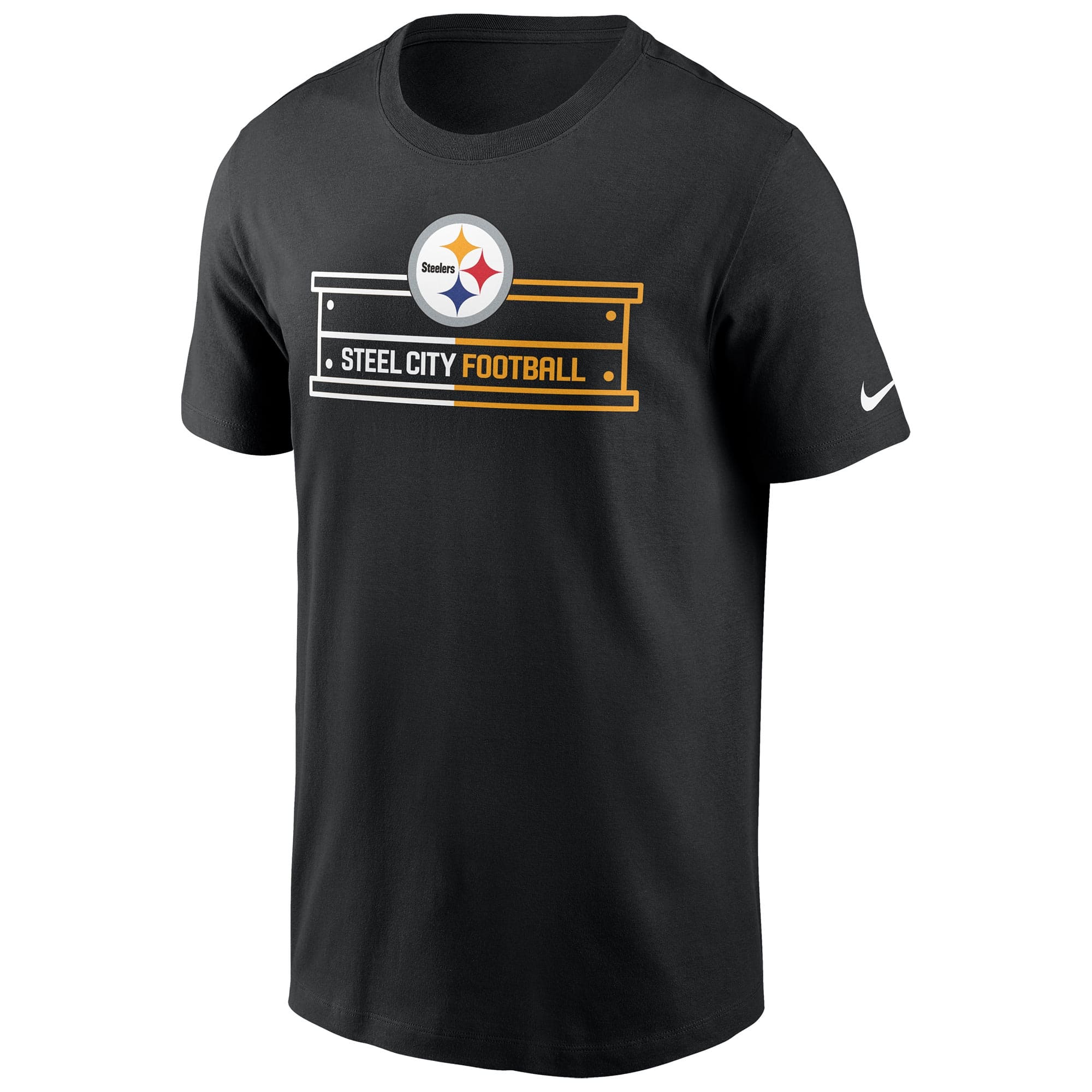 Pittsburgh Steelers Local Phrase Nike Essential NFL T-Shirt Black