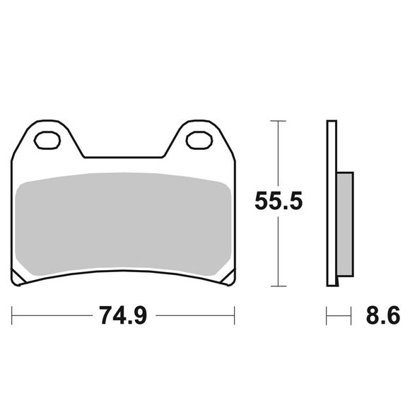 SBS 706DC Carbon Racing Front Brake PadsRef: 706DC / 706060