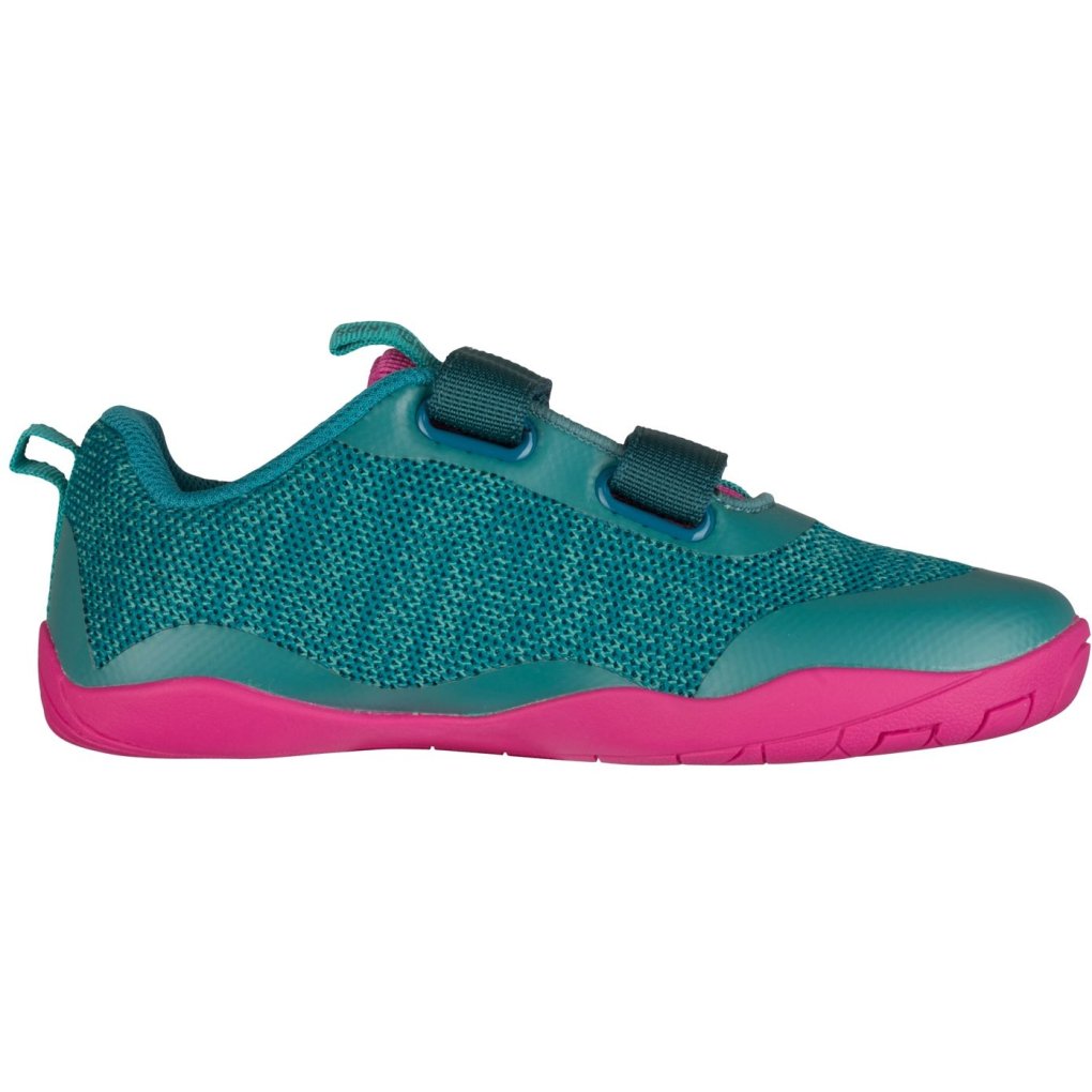 Trollkids Eikefjord Hiker Barefoot Shoes Kids - Smaragd/Rubine
