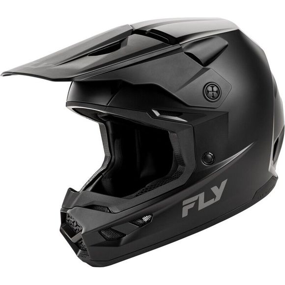 Casque cross Fly KINETIC - SOLID - ENFANT - NoirRef : FL1700