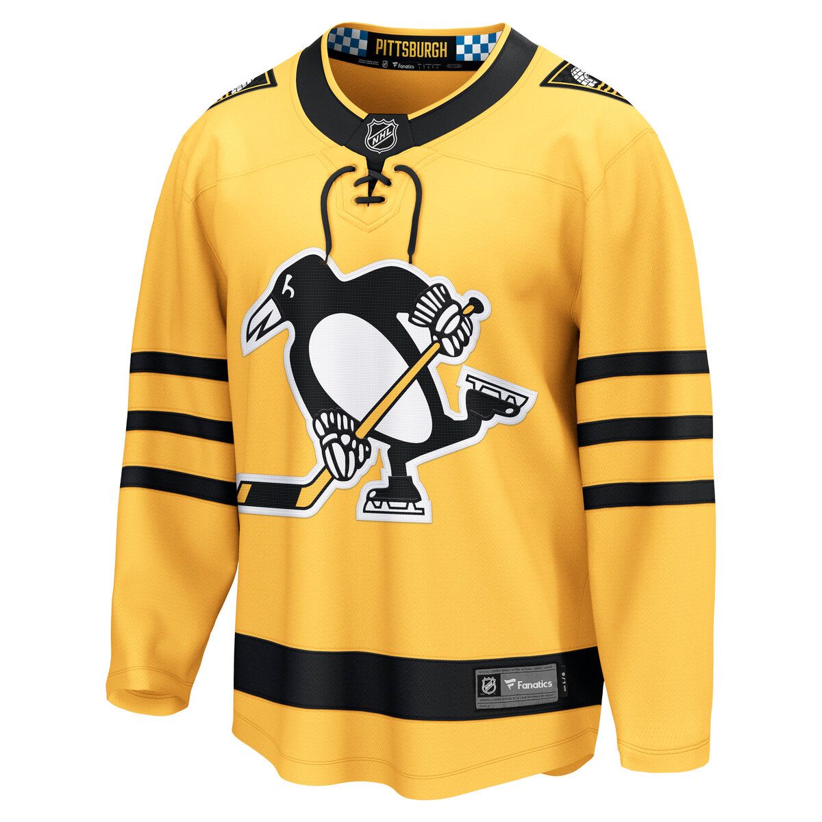 Pittsburgh Penguins Breakaway NHL Jersey Alternate Yellow