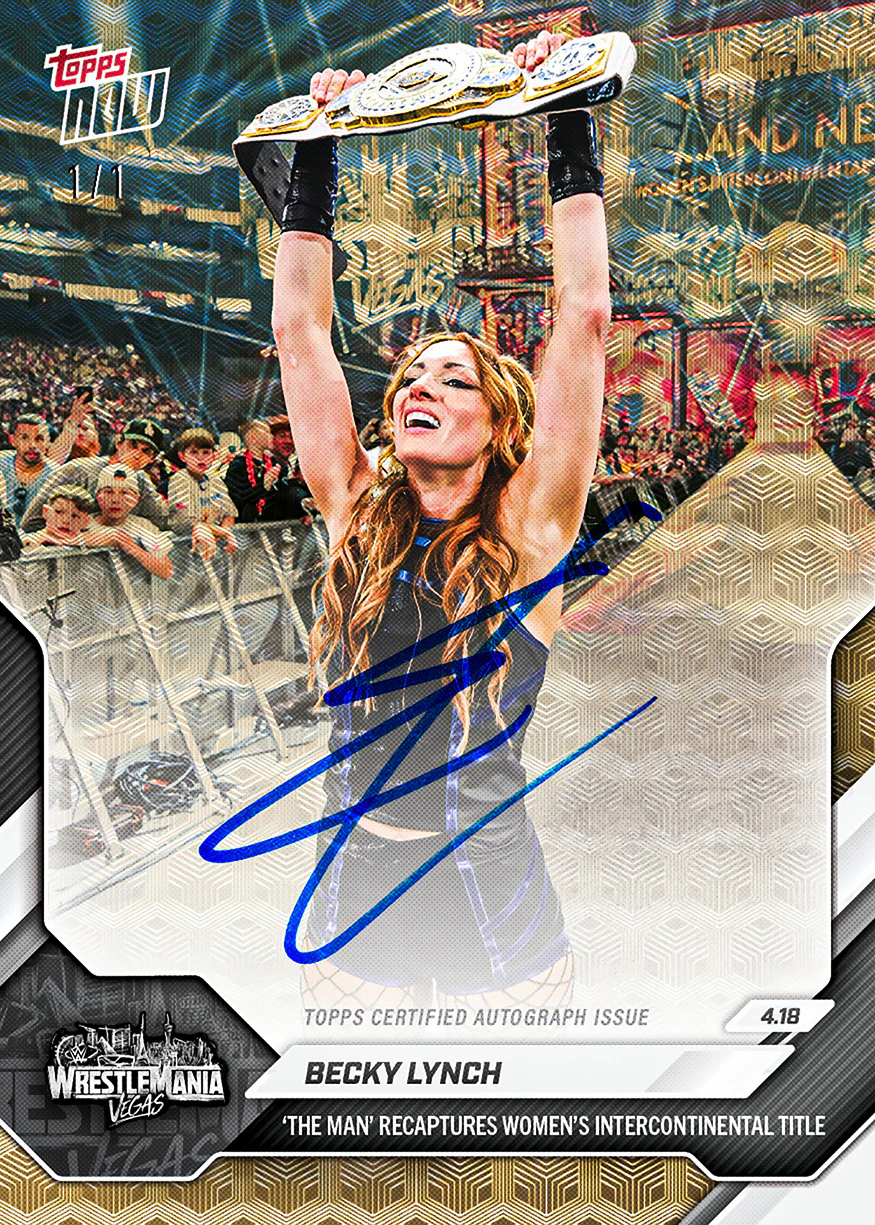 Becky Lynch - 2026 WWE Topps NOW® - Card 40 - PR: 1754