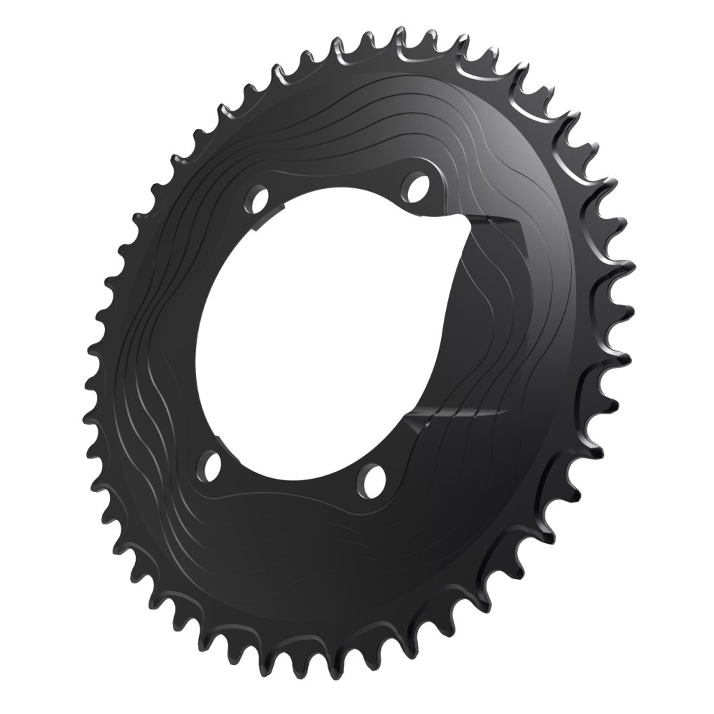 Alugear Narrow Wide Road Chainring - for Shimano 110 BCD Asymmetric - 4-Bolt