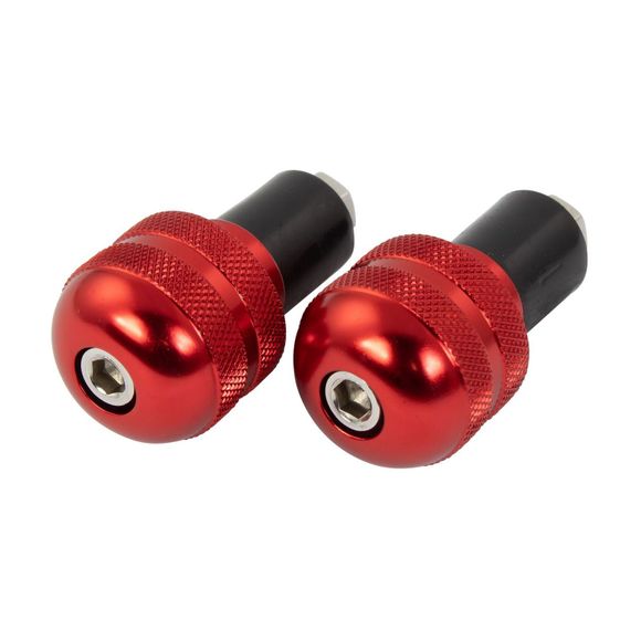 Bike It ROUND 22 MM Universal handlebar ends - RedRef: BIK0290