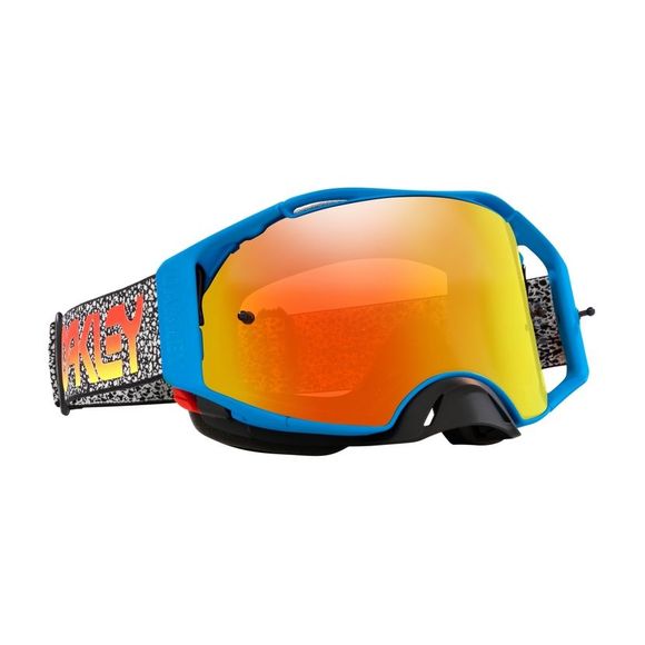 Oakley AIRBRAKE MX BLUE CRACKLE SCREEN IRIDIUM 2024 cross goggles - BlueRef: OK1664 / 8008086002