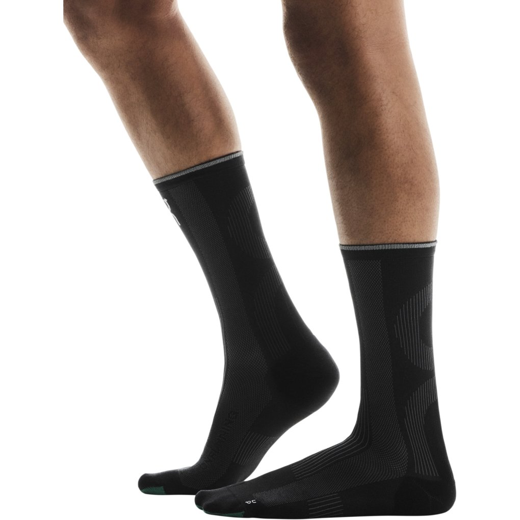 On Elite Run Sock High - Black
