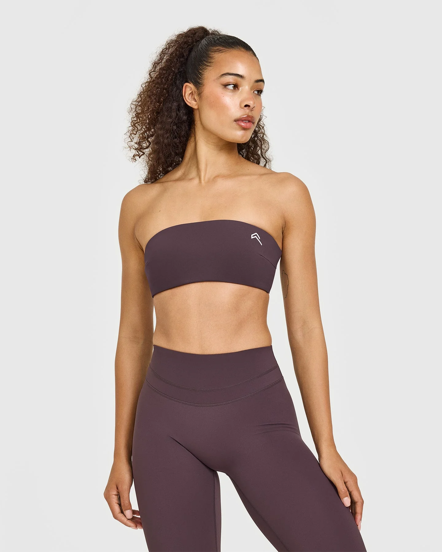 UnifiedMove™ Micro Bandeau Bralette | Dark Umber Brown