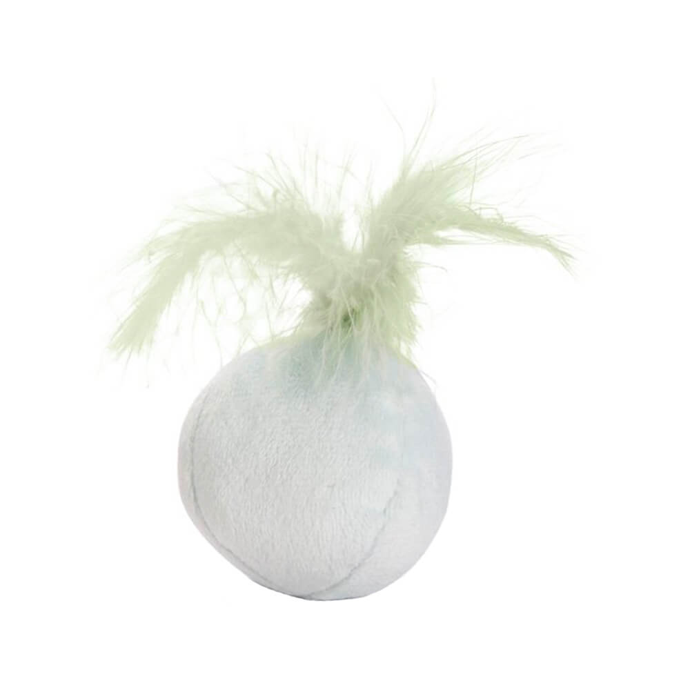 Beeztees Kitten Ball + Feather Rizo - Mint
