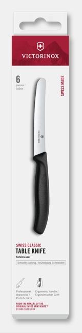Swiss Classic Table Knife, 6 pieces, 11 cm