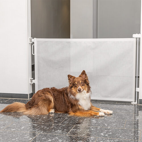 Trixie Retractable Dog Gate - 0-137 × 86 cm