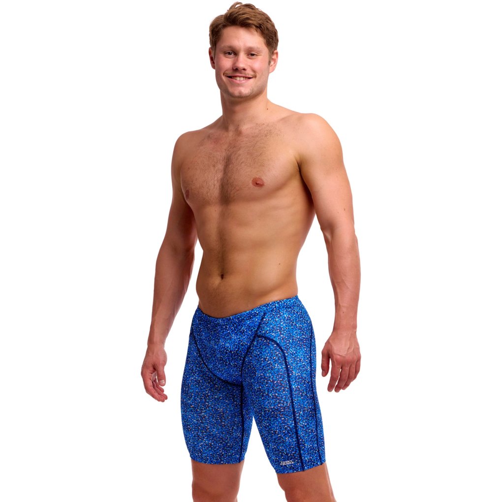 Funky Trunks Training Eco Swim Jammers Men - Pebble Beach