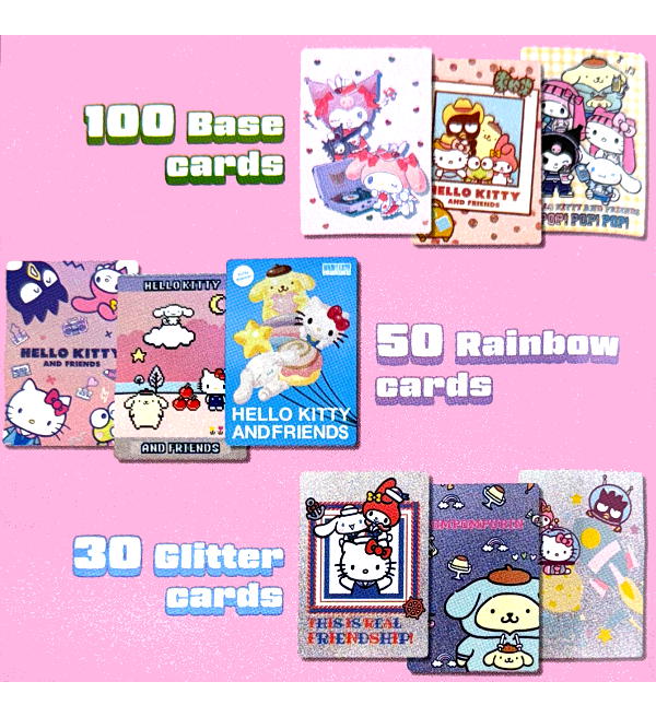 Panini Hello Kitty & Friends - Fun Together Trading Cards - Box With 24 Packets
