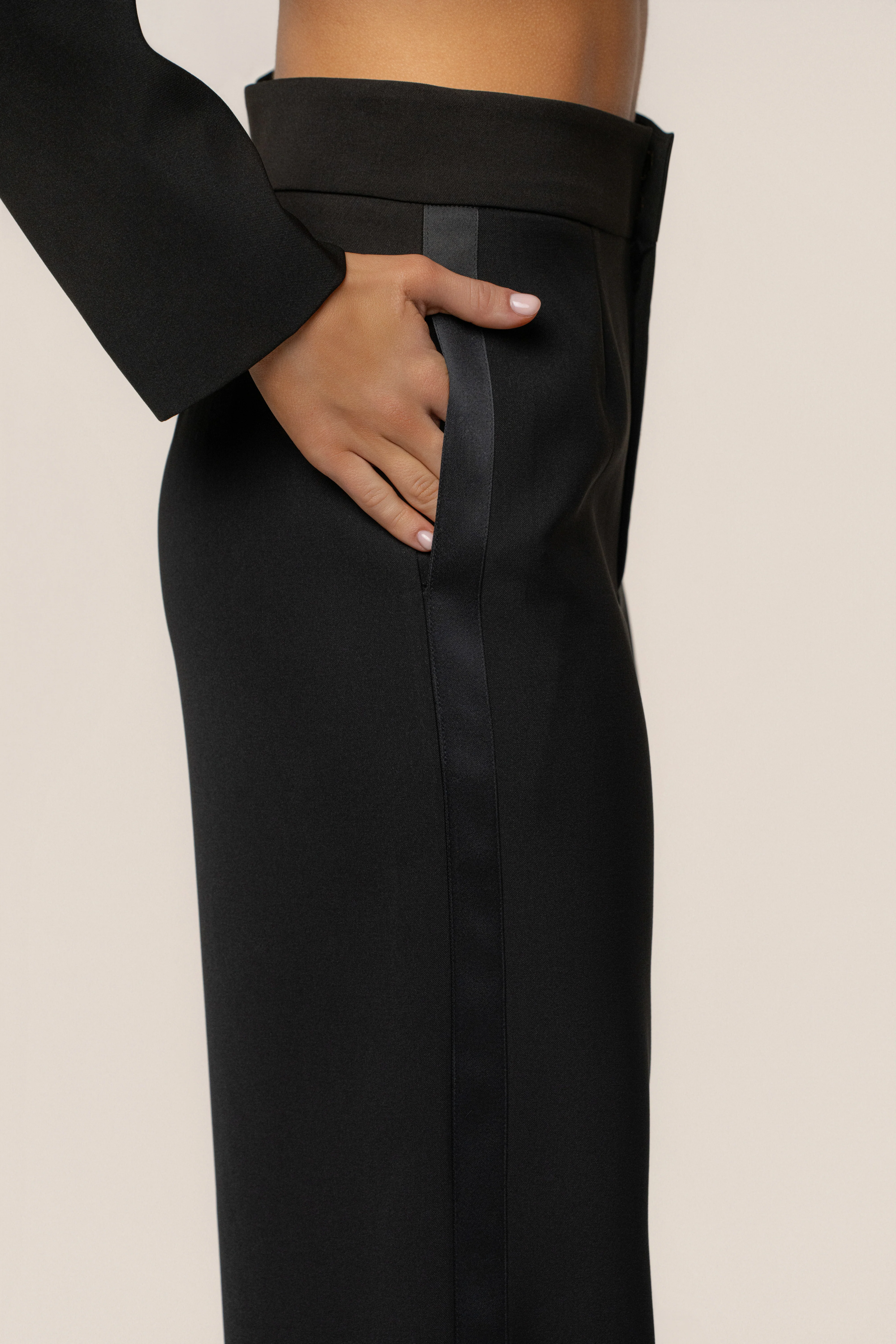 Black Suite Life Woven Pant