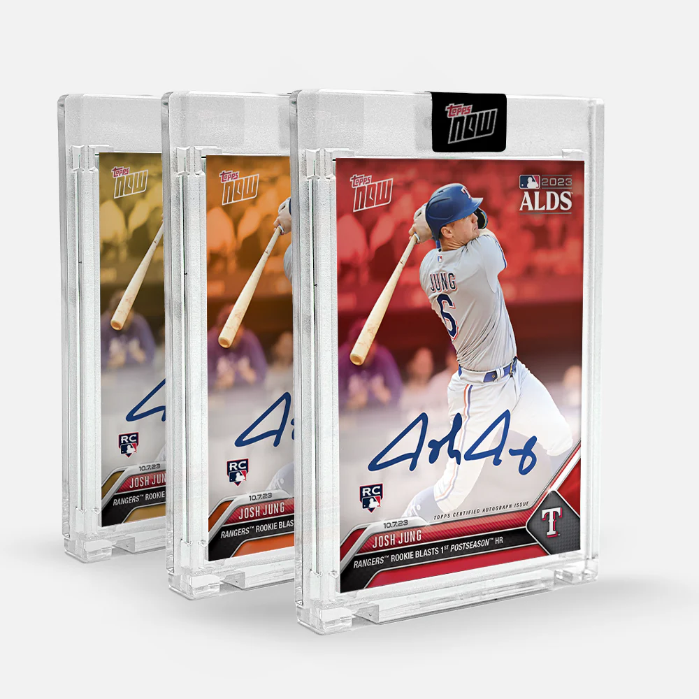 On-Card Autograph # to 99 or Lower - Josh Jung - 2023 MLB TOPPS NOW® Card 971