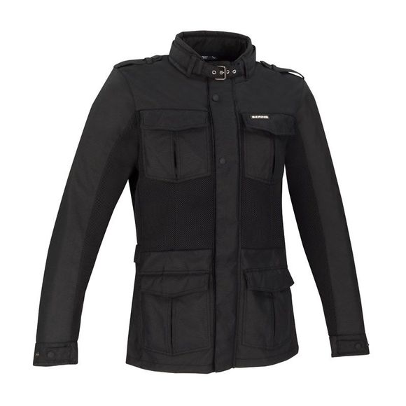 Wallace - Black Bering Motorcycle JacketRef: BR1180