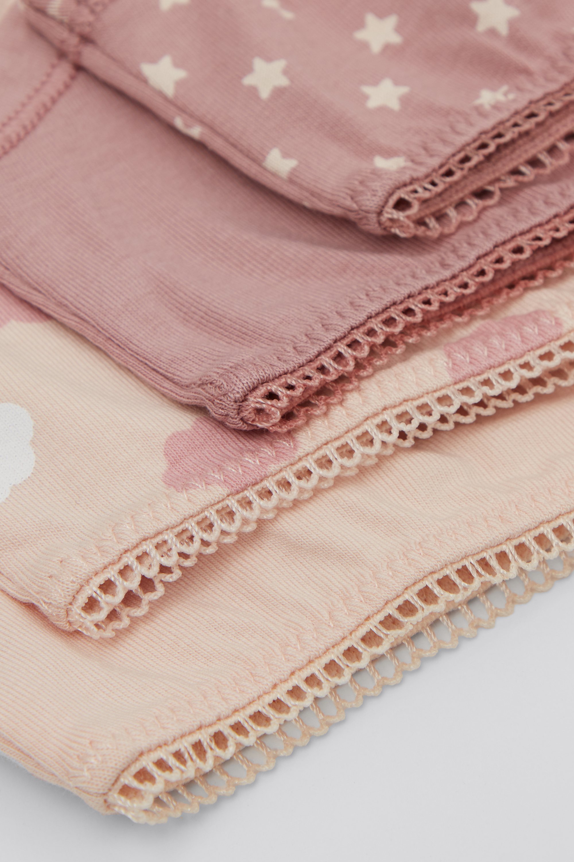 4 Pairs of Girls’ Printed Cotton Knickers