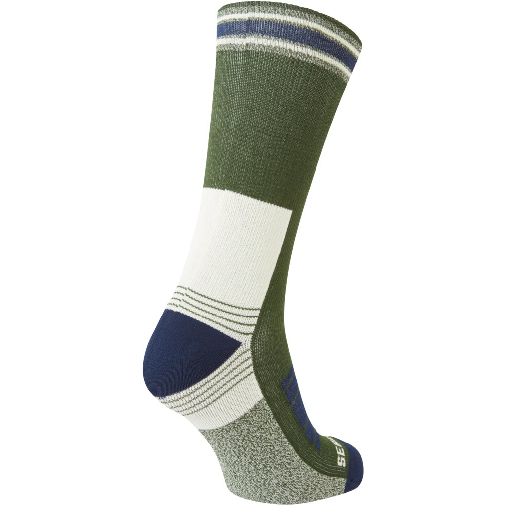 SealSkinz Norwich Waterproof Mid Length Hiking Socks - Olive