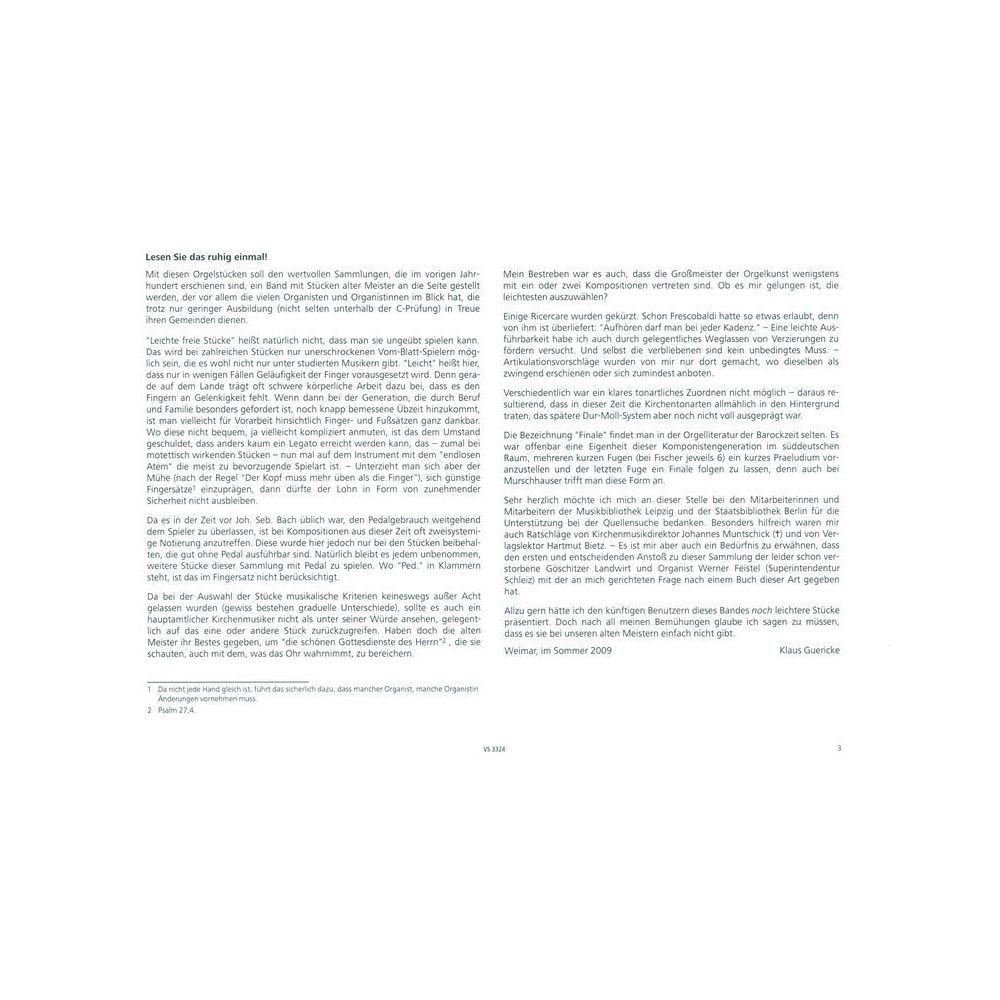 Strube Verlag Leichte freie Orgelstücke – Thomann Ireland