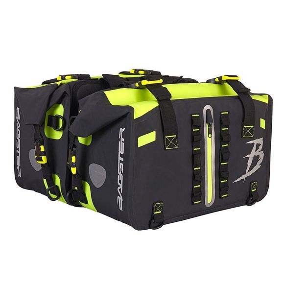 Bagster HAWK saddlebags (2 x 30 liters) Universal - Black / YellowRef: bg0900 / xsc090