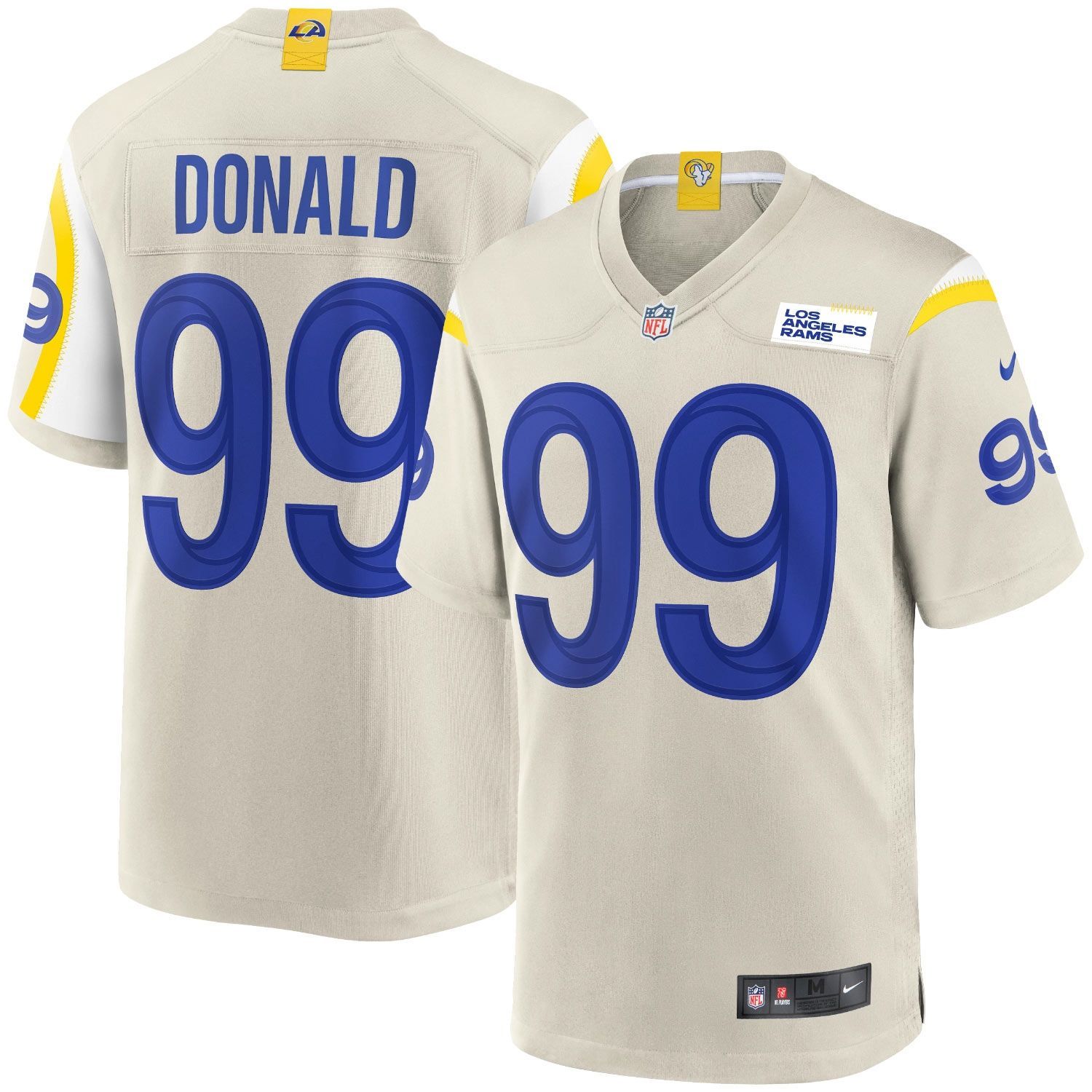 Aaron Donald #99 Los Angeles Rams Nike Game NFL Jersey Bone