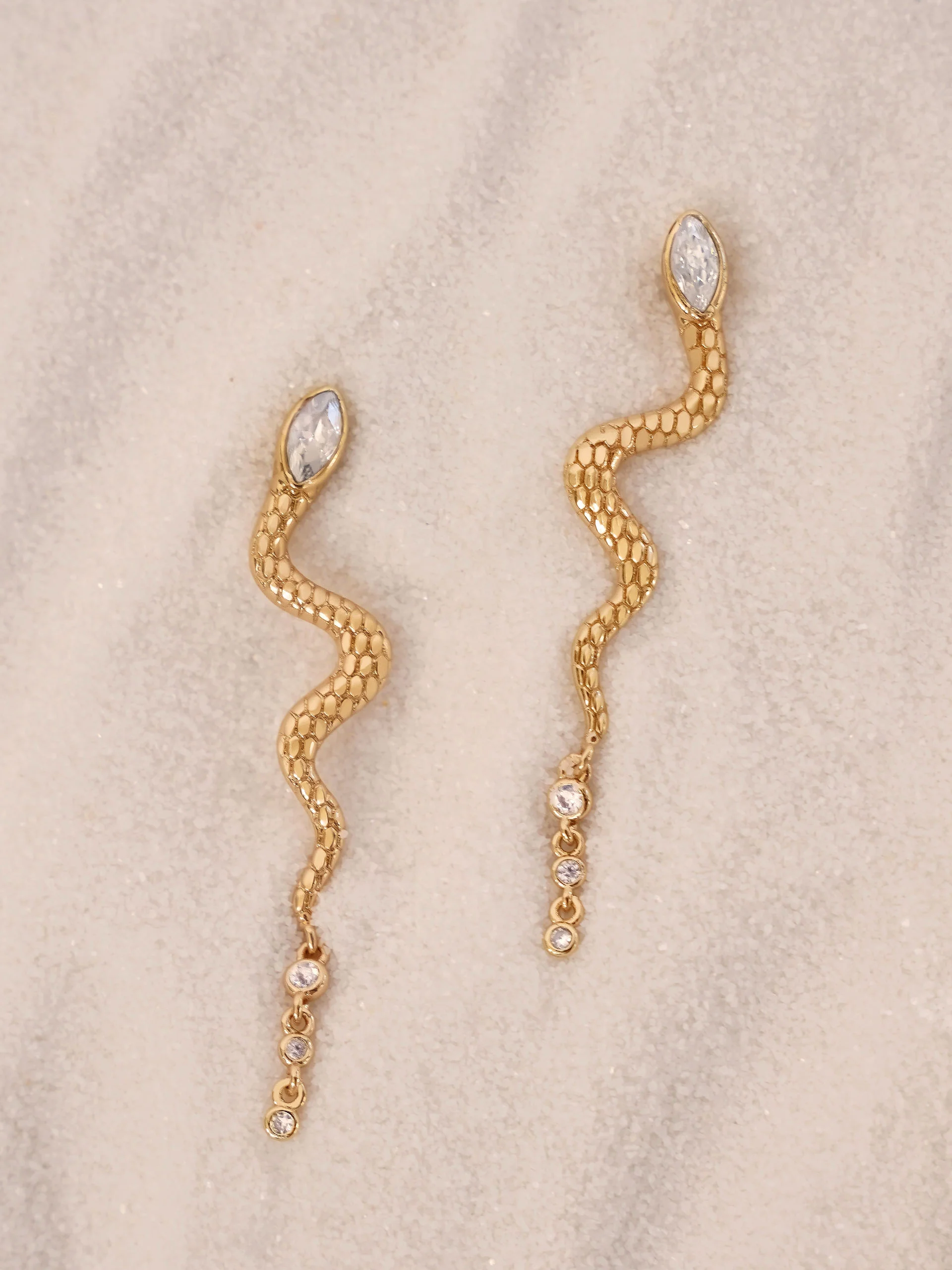 Serpentina Snake Earrings