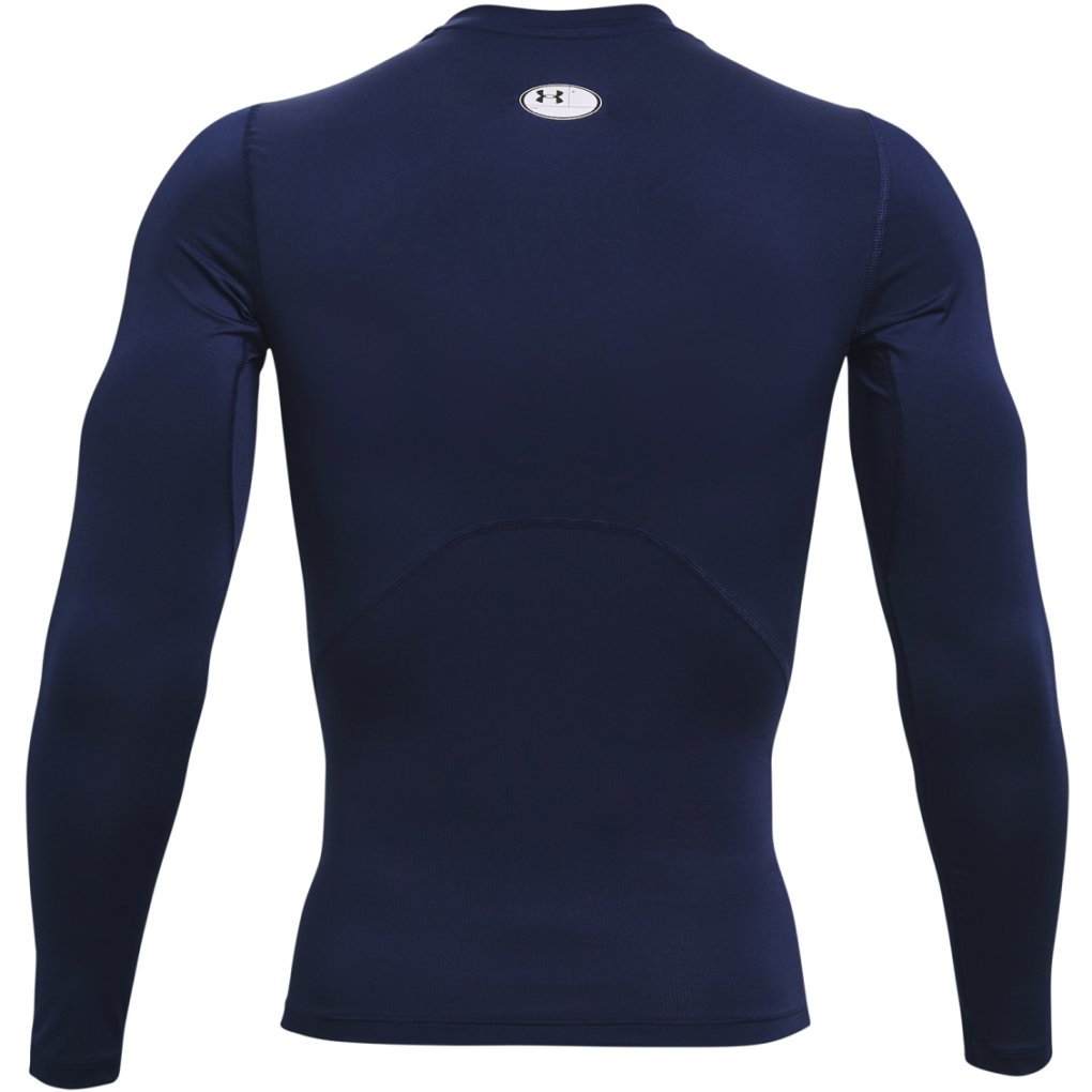Under Armour HeatGear® Armour Long Sleeve Shirt Men - Midnight Navy/White