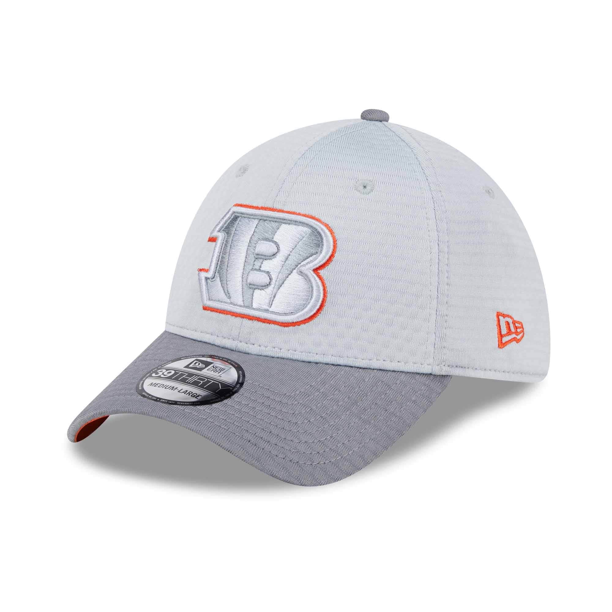 Cincinnati Bengals 2024 NFL Training Camp New Era 39THIRTY Flex Cap Gray