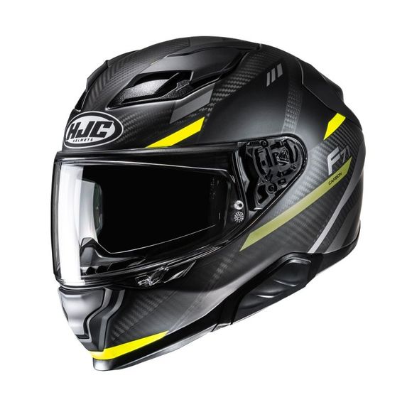 HJC F71 CARBON Full-Face Helmet - ESIRA - Black / YellowRef: HJ1391