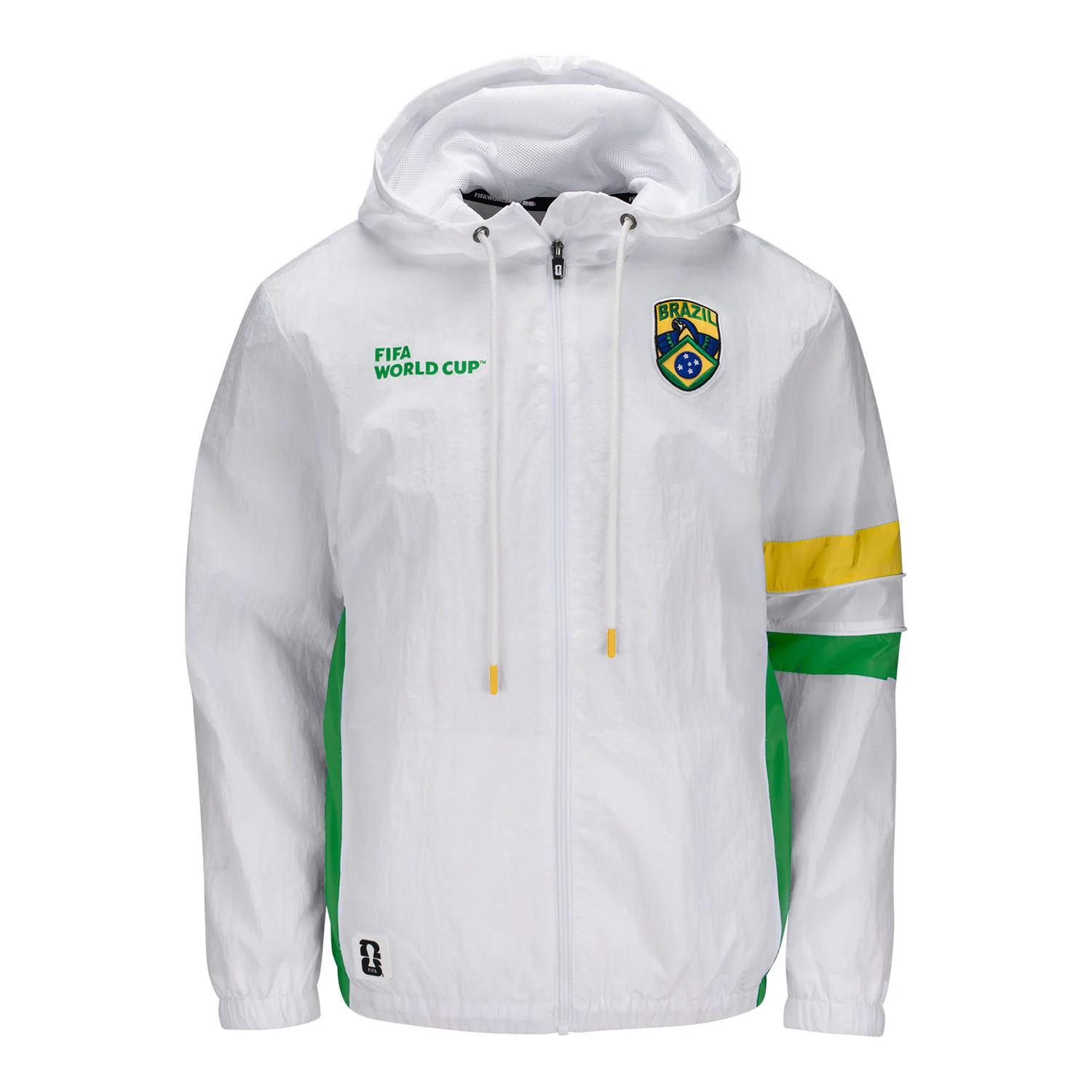 2026 Soccer Fan Collection Brazil Packable Windbreaker - Unisex