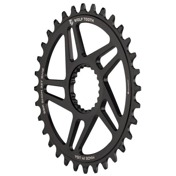 Wolf Tooth Direct Mount Boost Chainring for Shimano - HyperGlide+ 12-speed - black