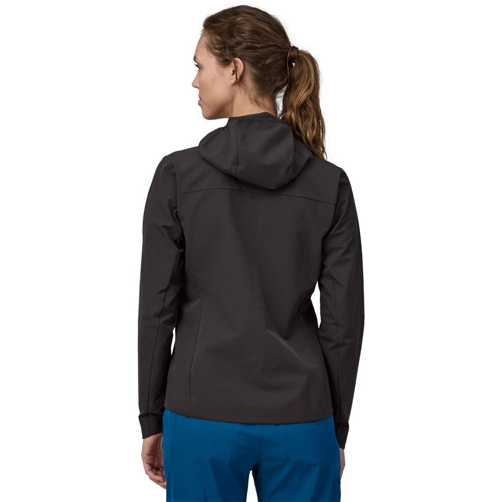 Patagonia R1 CrossStrata Hoody Women - Black