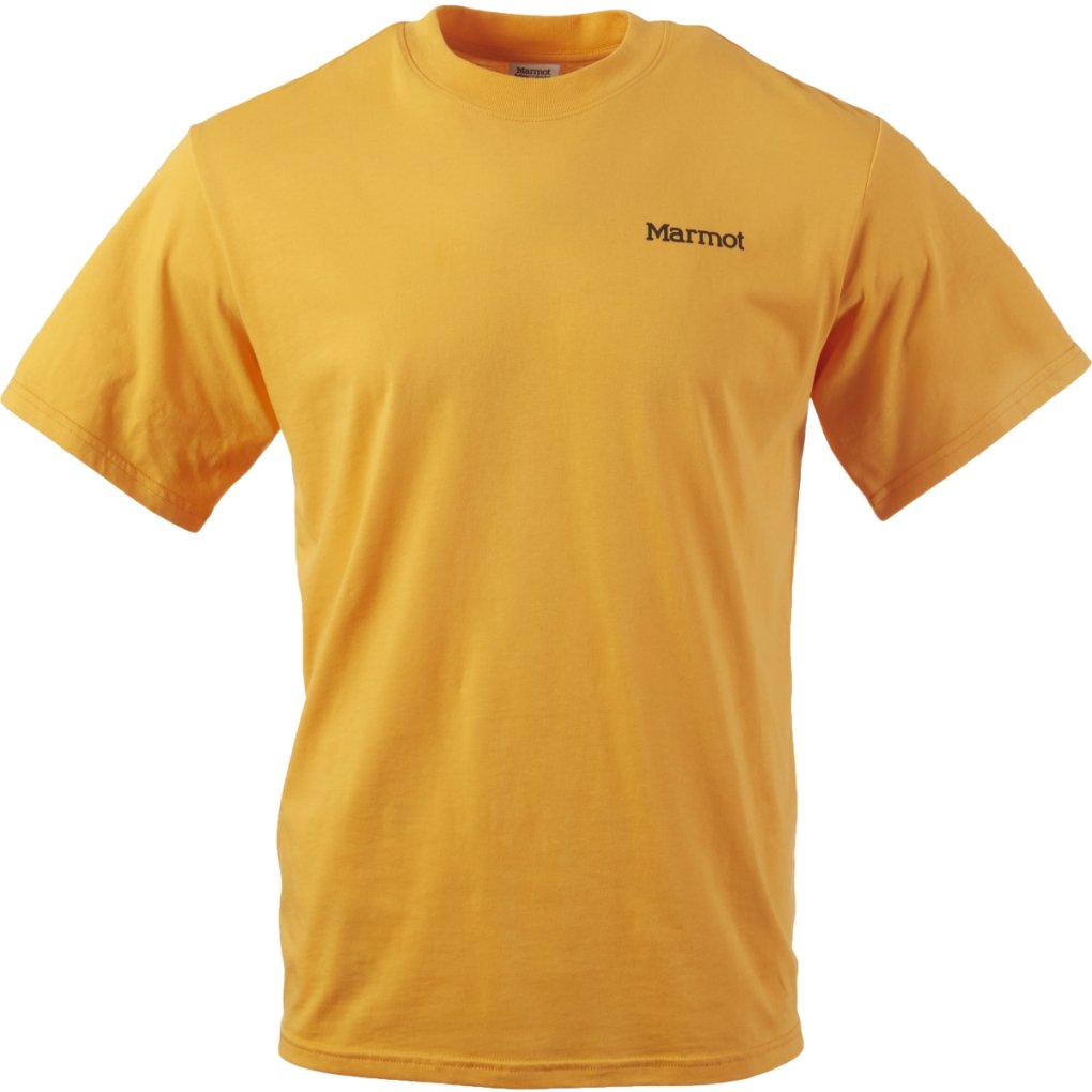 Marmot Crayon M Dot Short Sleeve Tee Men - golden sun