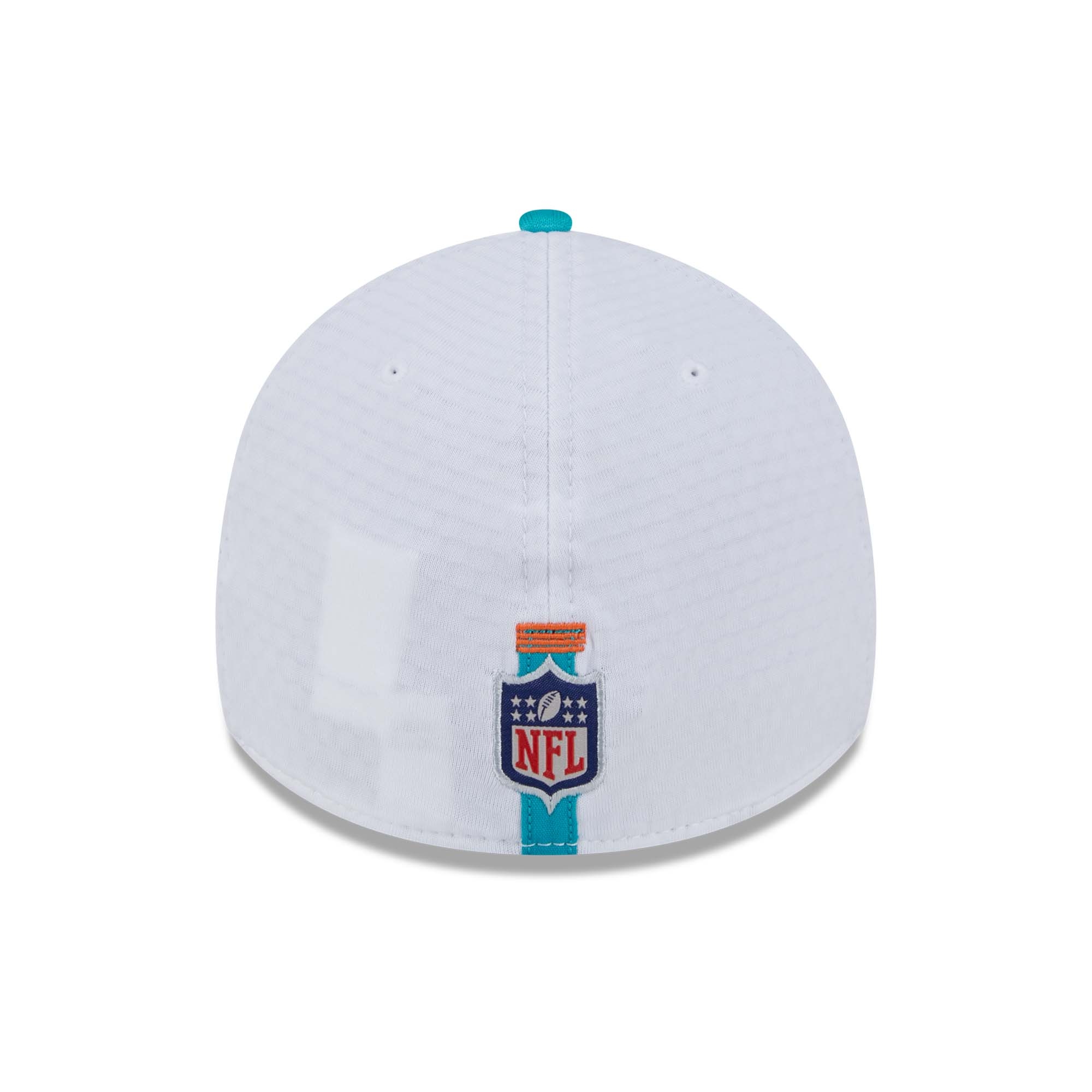 Miami Dolphins 2024 NFL Training Camp New Era 39THIRTY Flex Cap White