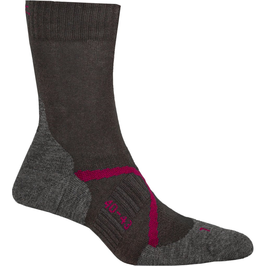 P.A.C. Original TR 3.2 Trekking Merino Light Socks Women - Anthracite/Berry