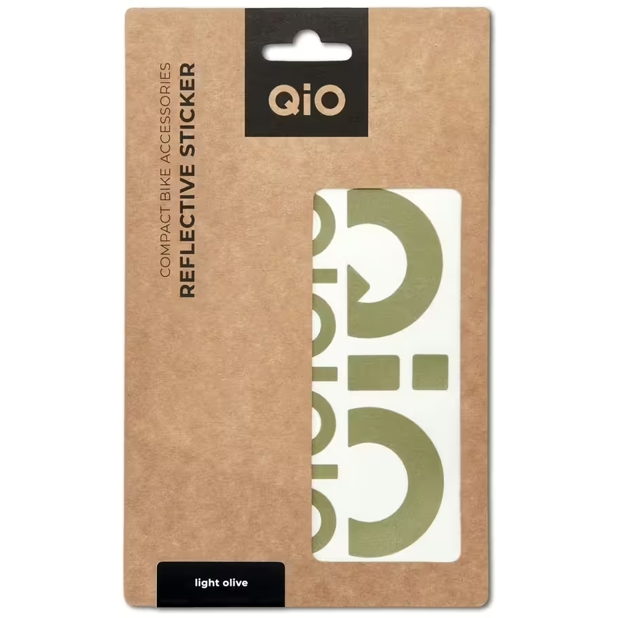 QiO Reflective Sticker - for frame color light olive matt